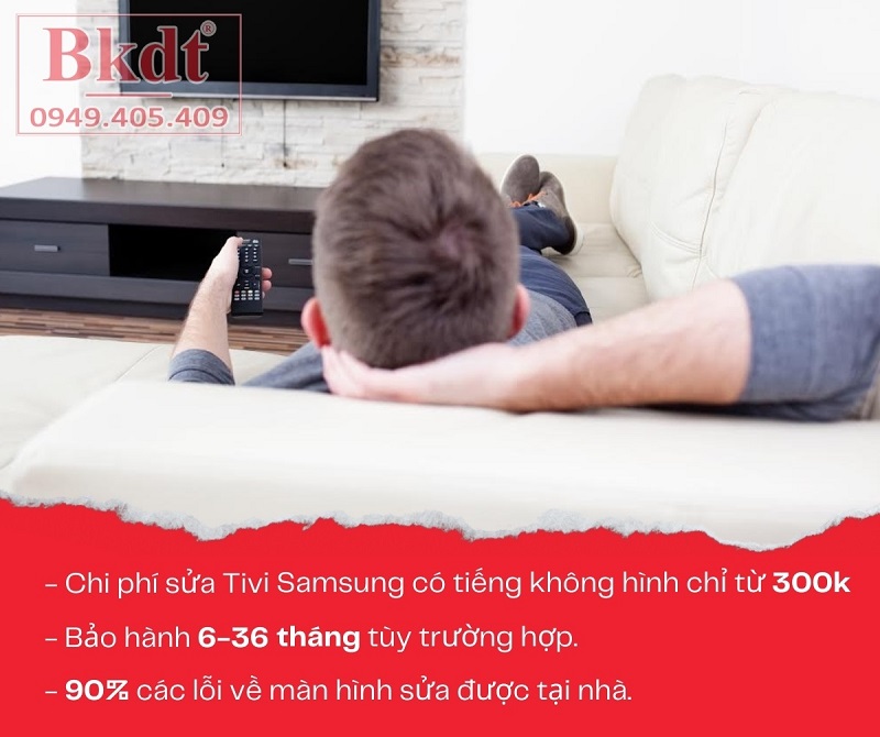 Sửa Tivi Samsung có tiếng không có hình